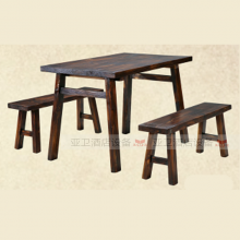 碳烧烤木餐桌椅系列-TSMCY16