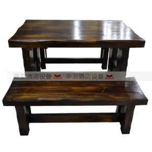 碳烧烤木餐桌椅系列-TSMCY27